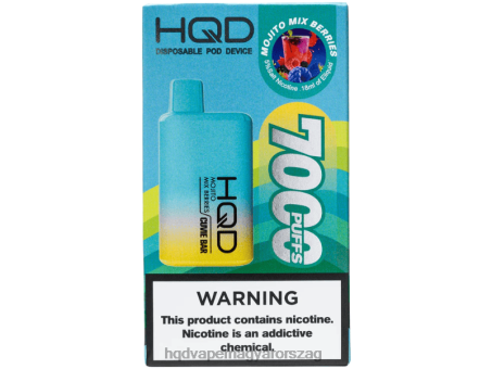 HQD CUVIE BAR egyszer használatos | HQD Vape Budapest FFJTH224 mojito mix bogyók