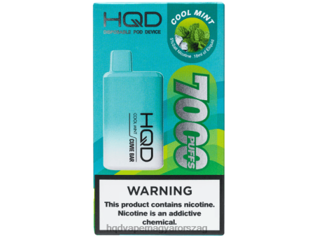 HQD CUVIE BAR egyszer használatos | HQD Vape Shop FFJTH159 hűvös menta