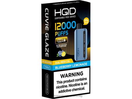 HQD CUVIE GLAZE eldobható vape 12000 | HQD Eldobható Elektromos Cigi FFJTH142 áfonyás limonádé