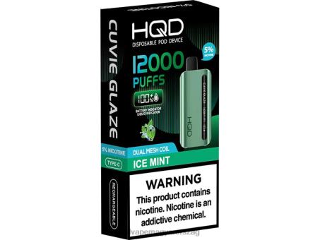 HQD CUVIE GLAZE eldobható vape 12000 | HQD Flavors Vape FFJTH200 jégmenta