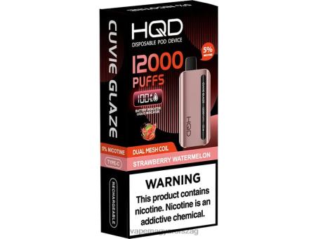 HQD CUVIE GLAZE eldobható vape 12000 | HQD Vape Magyarország FFJTH261 epres görögdinnye
