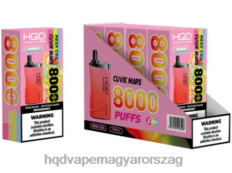 HQD CUVIE MARS egyszer használatos | HQD Flavors Vape FFJTH240 szivárvány