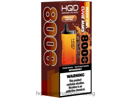 HQD CUVIE MARS egyszer használatos | HQD Vape Budapest FFJTH264 dohánykávé