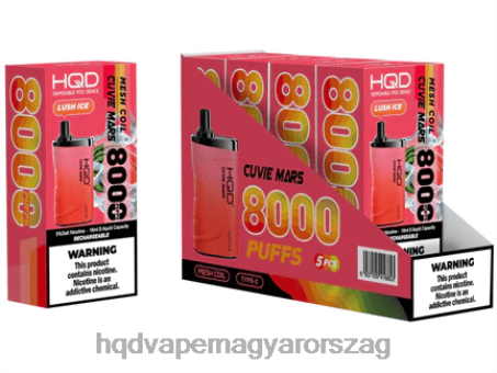 HQD CUVIE MARS egyszer használatos | HQD Vape Magyarország FFJTH211 buja jég