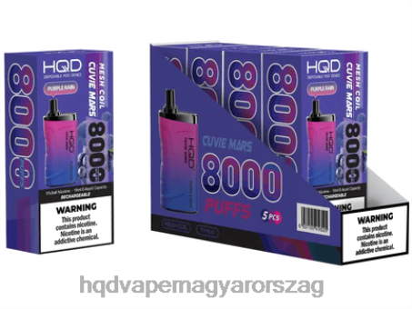 HQD CUVIE MARS egyszer használatos | HQD Vape Shop FFJTH239 lila eső