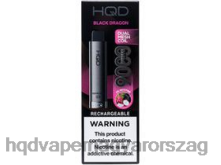 HQD CUVIE PLUS 2.0 egyszer használatos | HQD Vape Shop FFJTH269 fekete sárkány