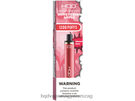 HQD CUVIE PLUS egyszer használatos | HQD Aroma FFJTH175 mézes ropogós alma