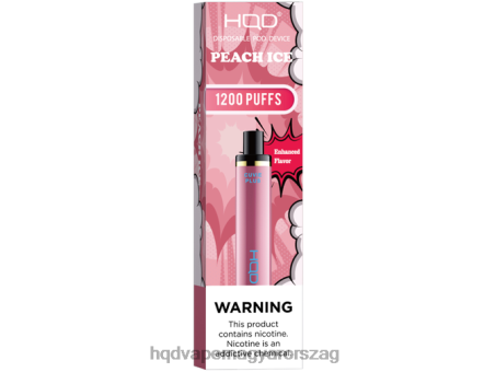 HQD CUVIE PLUS eldobható vape | HQD Flavors Vape FFJTH230 barack jég