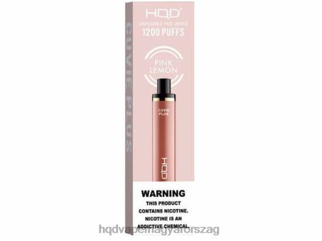 HQD CUVIE PLUS eldobható vape | HQD Wholesale FFJTH237 rózsaszín citrom