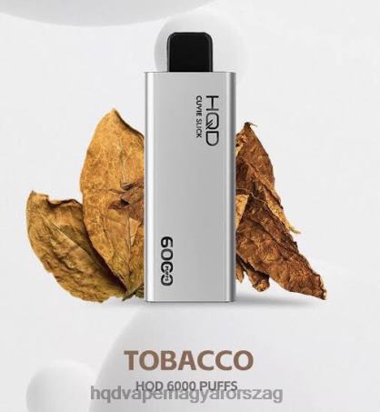 HQD CUVIE SLICK 6000 fújás | HQD Flavors Vape FFJTH40 sima dohány