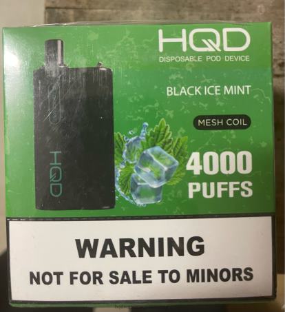 HQD BOX 4000 fújás | HQD Online Shop FFJTH108 fekete jég menta