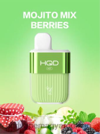 HQD HOT 5000 fújás | HQD Vape Magyarország FFJTH61 mojito mix bogyók