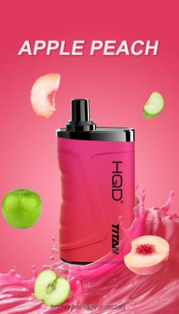 HQD TITAN 7000 fújás | HQD Eldobható Elektromos Cigi FFJTH12 alma őszibarack