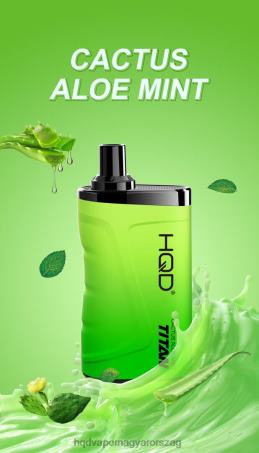 HQD TITAN 7000 fújás | HQD Eldobható Elektromos Cigi FFJTH2 kaktusz aloe menta
