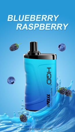 HQD TITAN 7000 fújás | HQD Flavors Vape FFJTH10 áfonyás málna