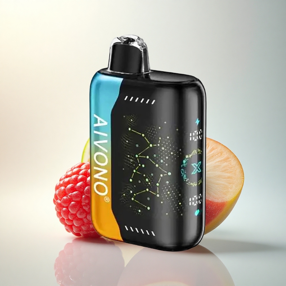 Aivono Aim Boom 25000 Puffs Málna Barack Lime Mesh Coil Type-C