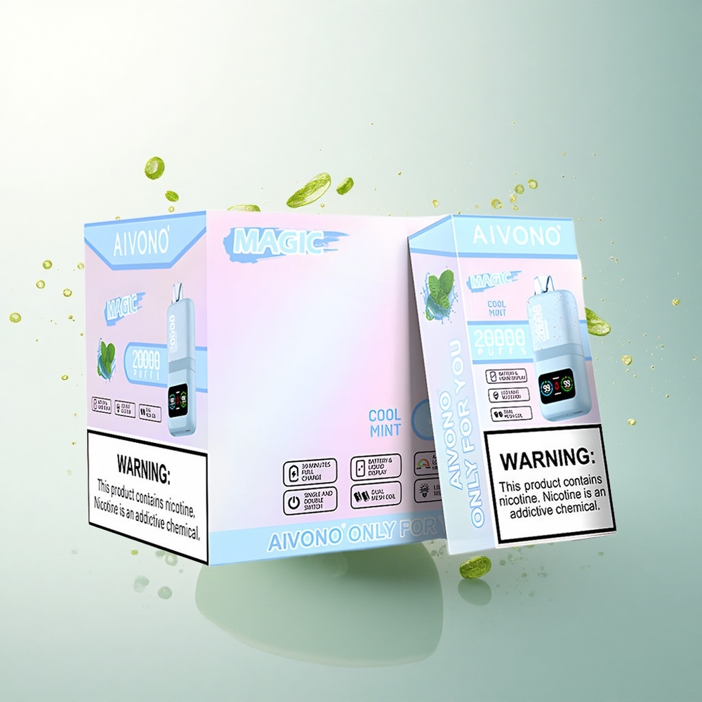 Aivono Aim Magic 20000 Puffs Hűvös Mentás Duális Háló Kijelző