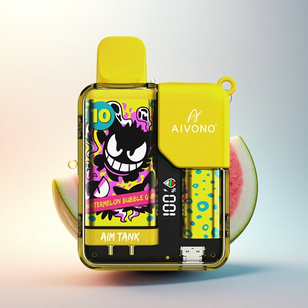 Aivono Aim Tank 9500 Puffs Görögdinnye Buborékrák 18ml LCD