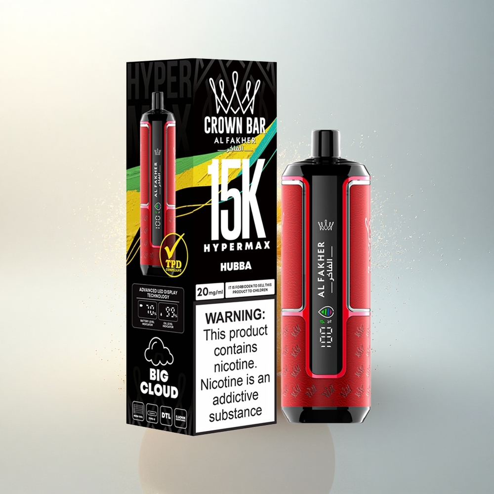 Al Fakher Crown Bar 15K Hypermax Korona Töltő Típus-C Könnyű