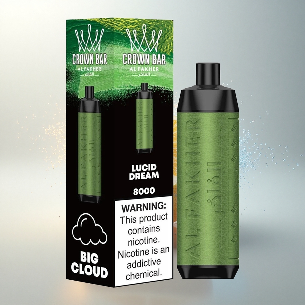 Al Fakher Crown Bar 8000 Crystal Álomkristály 600mAh Típus-C
