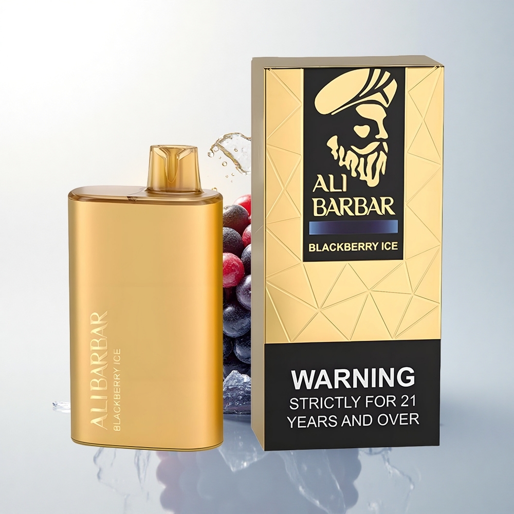 Alibarbar Rich 8000 Puffs Feketeáfonya Jég 2000mAh Egyszerhasználatos Vape