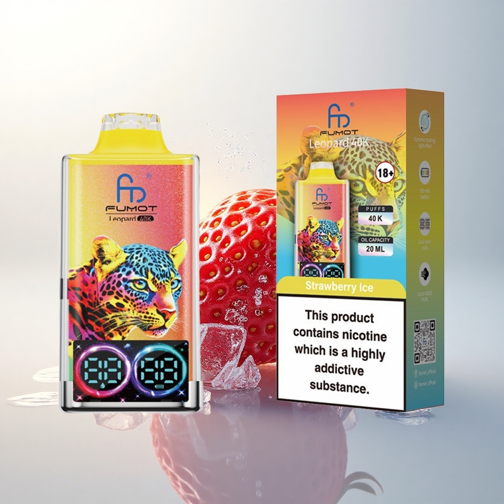 Fumot Leopard 40K Puffs Eperjég 5% Dual Mesh 700mAh