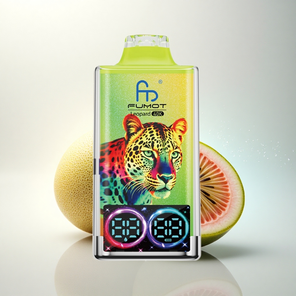 Fumot Leopard 40K Puffs Kivi Passiógyümölcs Guava Dual Mesh 5%