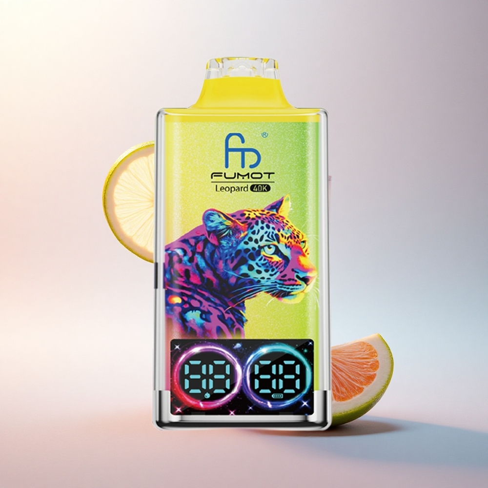 Fumot Leopard 40K Puffs Rózsamézes Citromlé Dual Mesh 5%