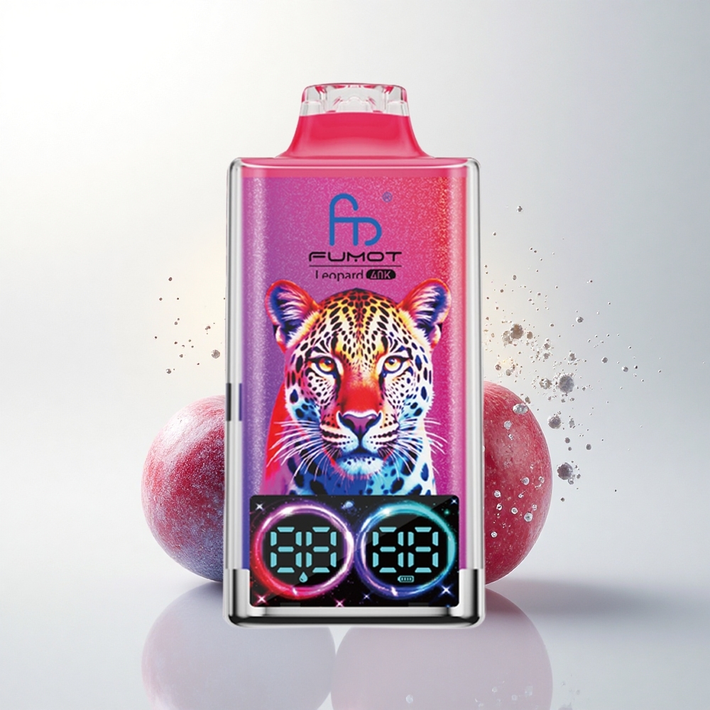 Fumot Leopard 40K Puffs Áfonya Cseresznye Véráfonya 5% Kettős Háló 700mAh Típus-C
