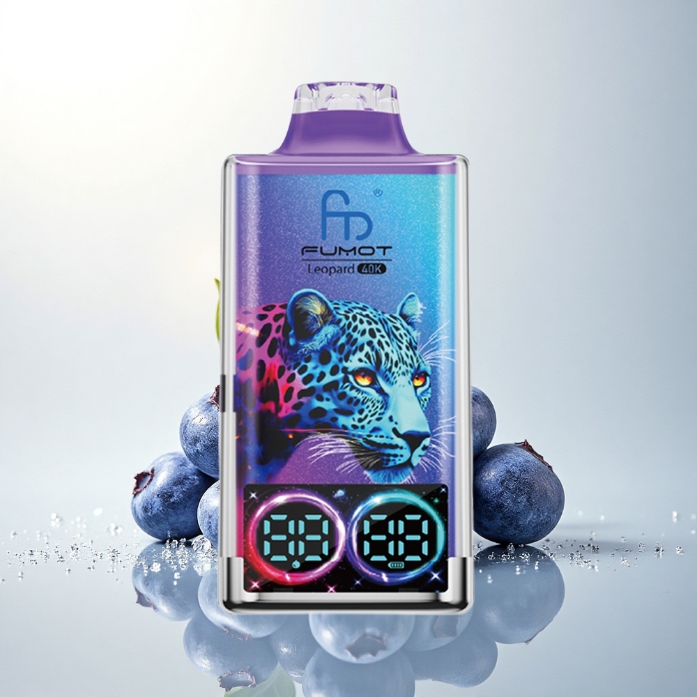 Fumot Leopard 40K Puffs Áfonya Jégen Dual Mesh 5%