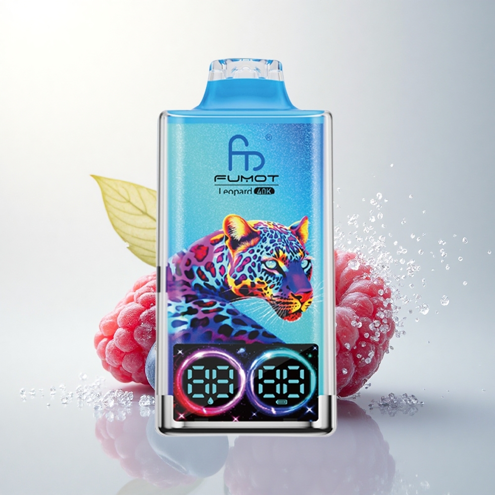 Fumot Leopard 40K Puffs Áfonya Málna Dual Mesh 5%