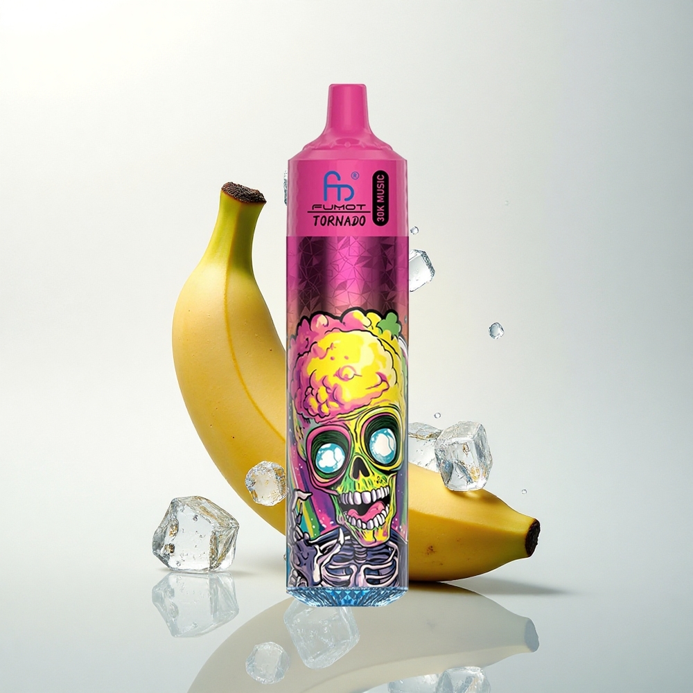 Fumot Randm Tornado 30000 Puffs Banán Jég Mesh 30mL