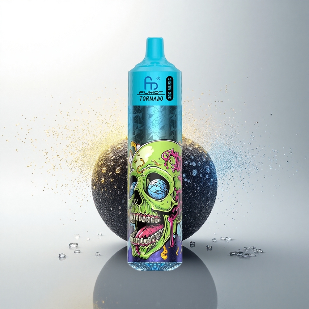 Fumot Randm Tornado 30000 Puffs Fekete Jég 30mL Mesh
