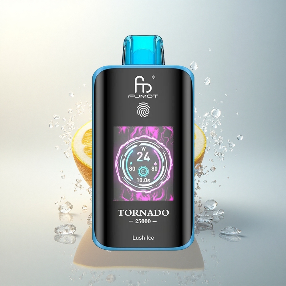 Fumot Tornado 25000 Puffs Friss Jég HD Képernyős Típus-C