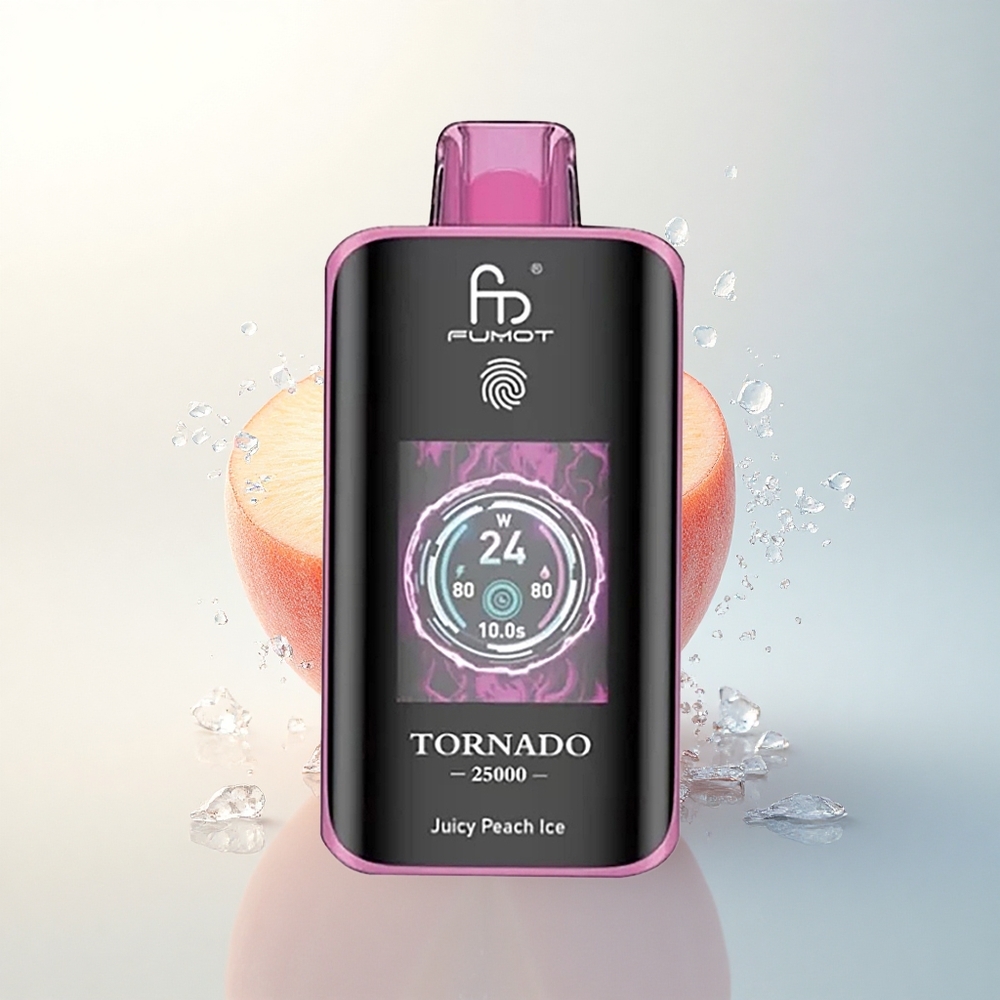 Fumot Tornado 25000 Puffs Juci Nagybarack Jég HD Kijelzős 700mAh