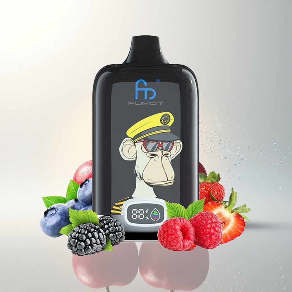 Fumot Tornado Digital Box 12000 Puffs Cseresznye Hálós Tekercs Típus-C