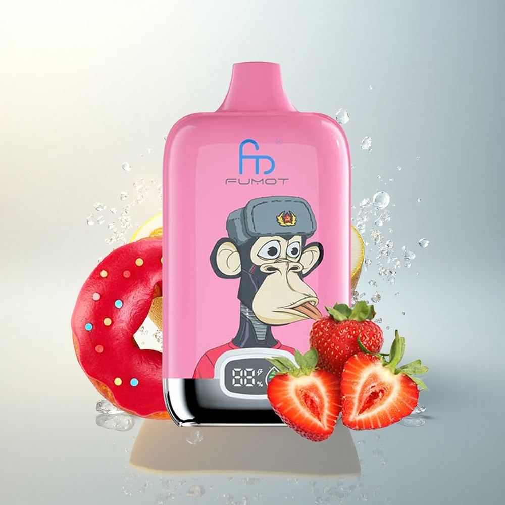 Fumot Tornado Digital Box 12000 Puffs Havas Jég Mesh Tekercs 20ml Típus-C
