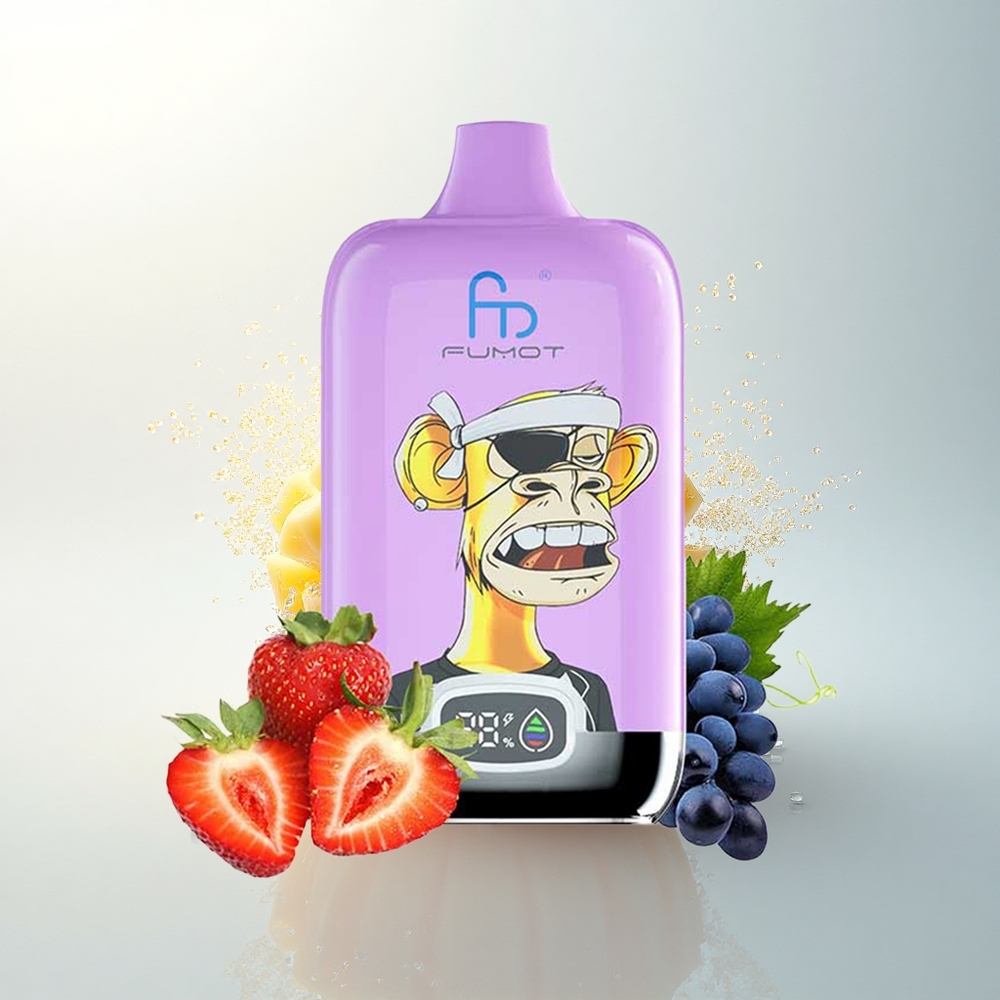 Fumot Tornado Digital Box 12000 Puffs Mangó Jégen 20ml Mesh Coil