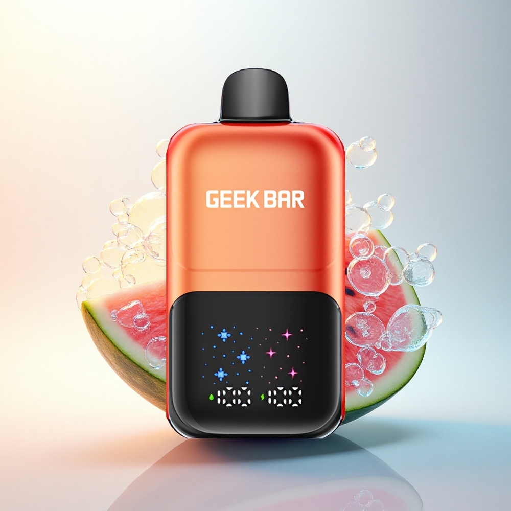 GEEK BAR 2GO 20ml 50000 Puffs GÖRÖG DINNYÉS BUBORÉK RÁGÓJEGY INTERAKTÍV NAGY KÉPERNYŐS DUPLA TARTÁLYÚ
