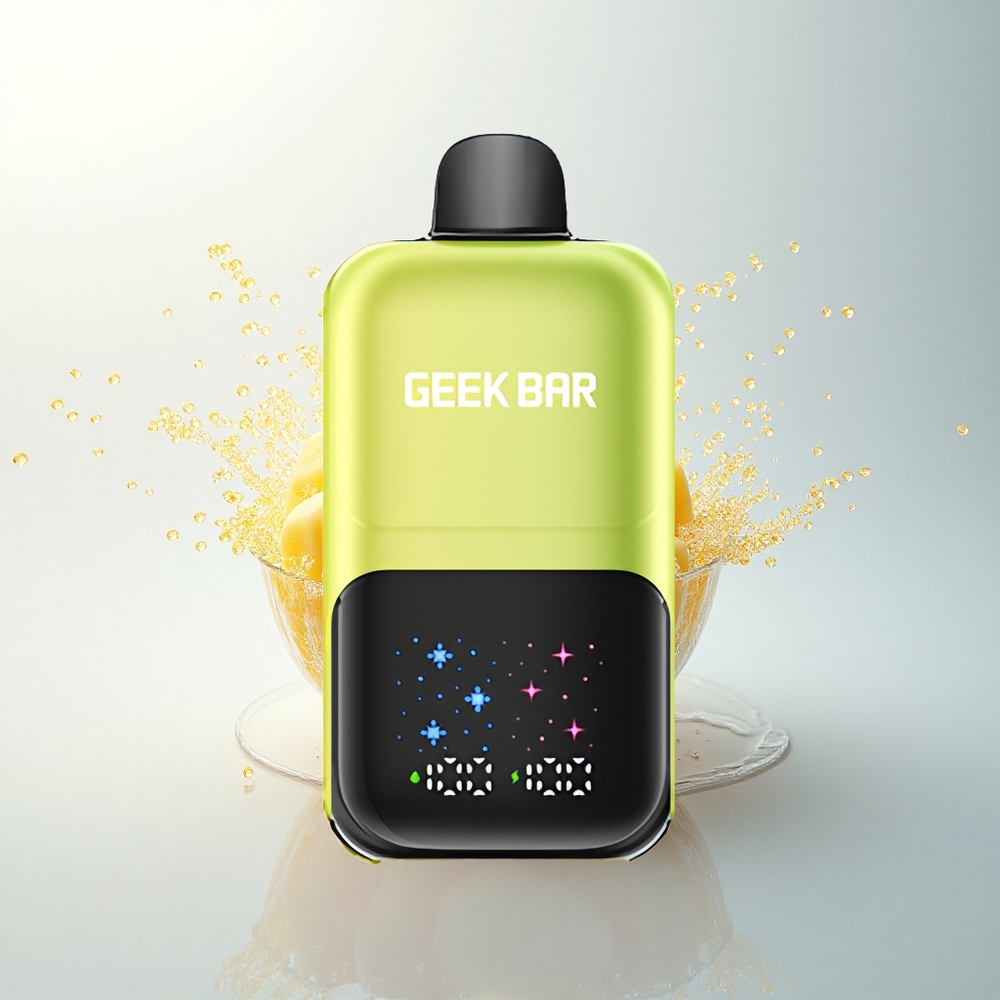 GEEK BAR 2GO 20ml 50000 Puffs Mexikói Mango Jég Interaktív Nagy Kijelzővel és Állítható Ízekkel