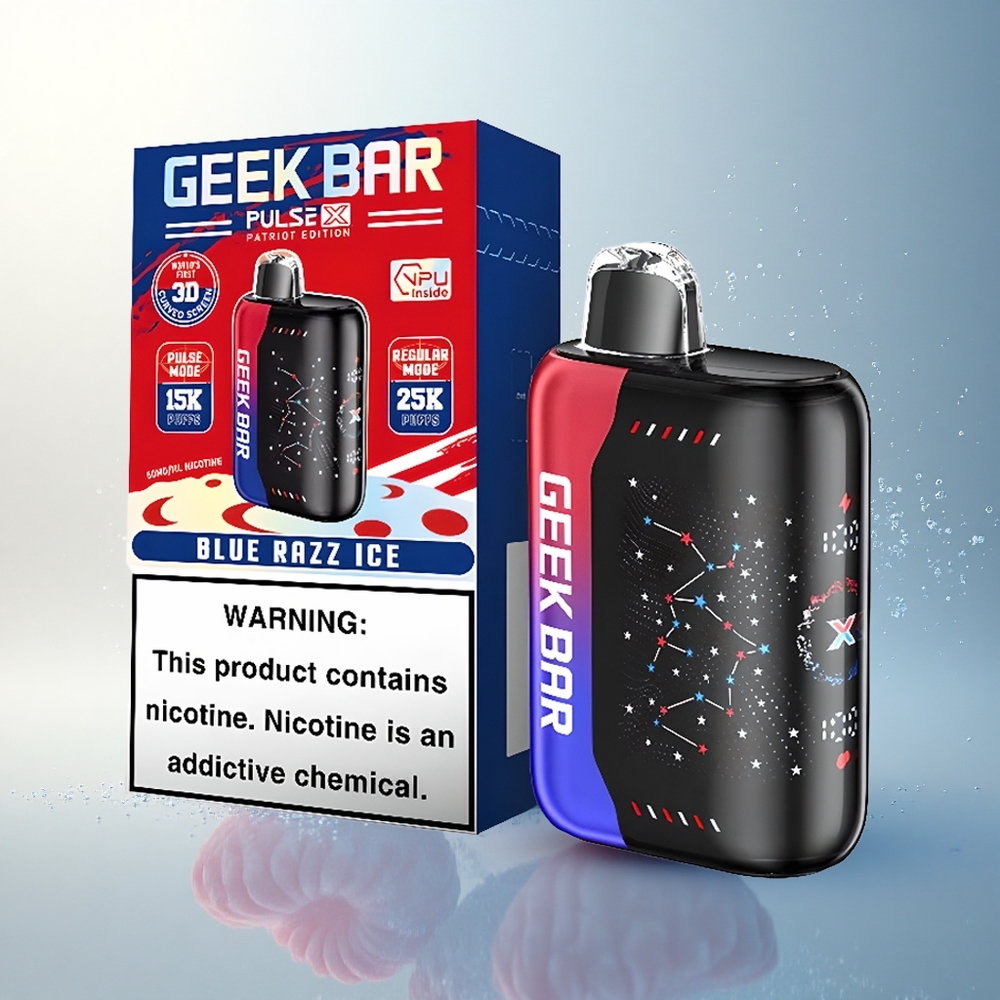 GEEK BAR Pulse X 25000 Puffs Hazafi Kiadás: Dupla Rácsos Tekercs és 3D Íves Kijelző
