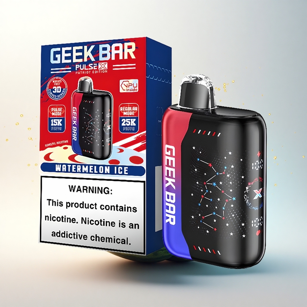 GEEK BAR Pulse X 25000 Puffs Hazafi Kiadás: Dupla Rácsos Tekercs és 3D Íves Kijelző