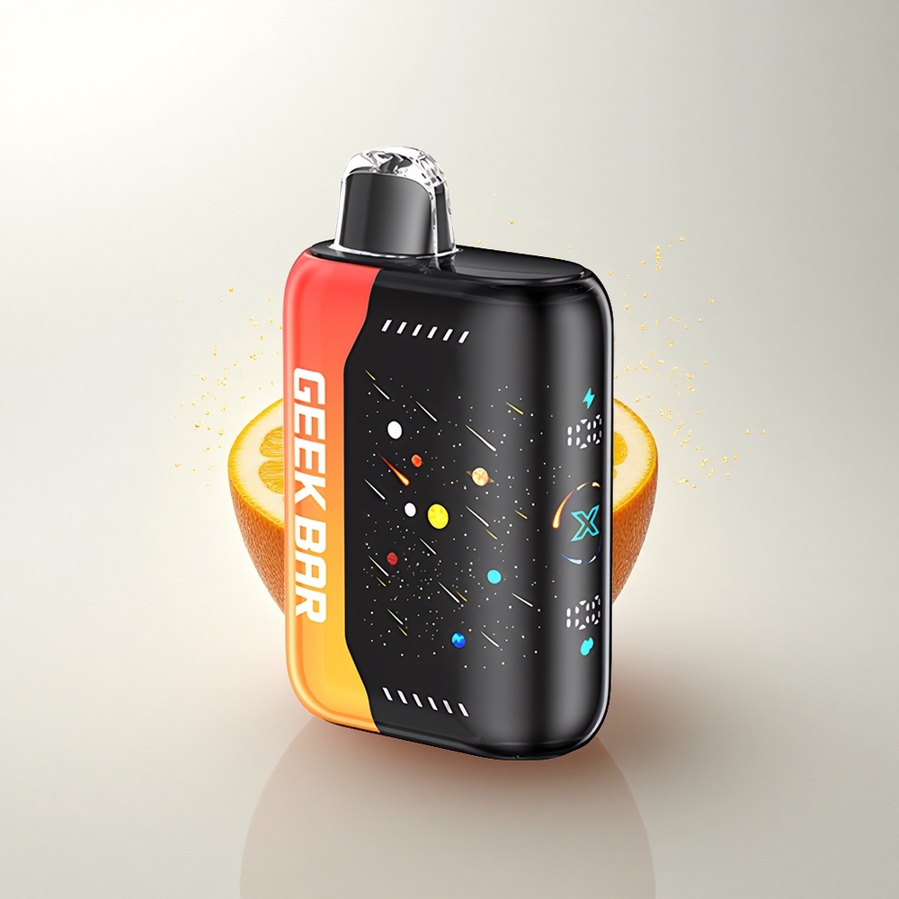 GEEK BAR Pulse X 42K Puffs Meteor Edition Narancs Sárkány Dupla Hálós Tekercs Gyors Töltésű