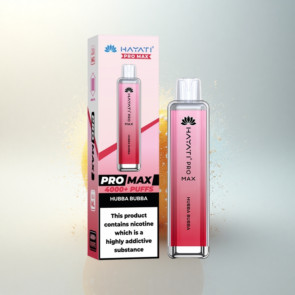 Hayati Pro Max 4000 Puffs Bubba Keverő 4000 Löket Újratölthető Kristály
