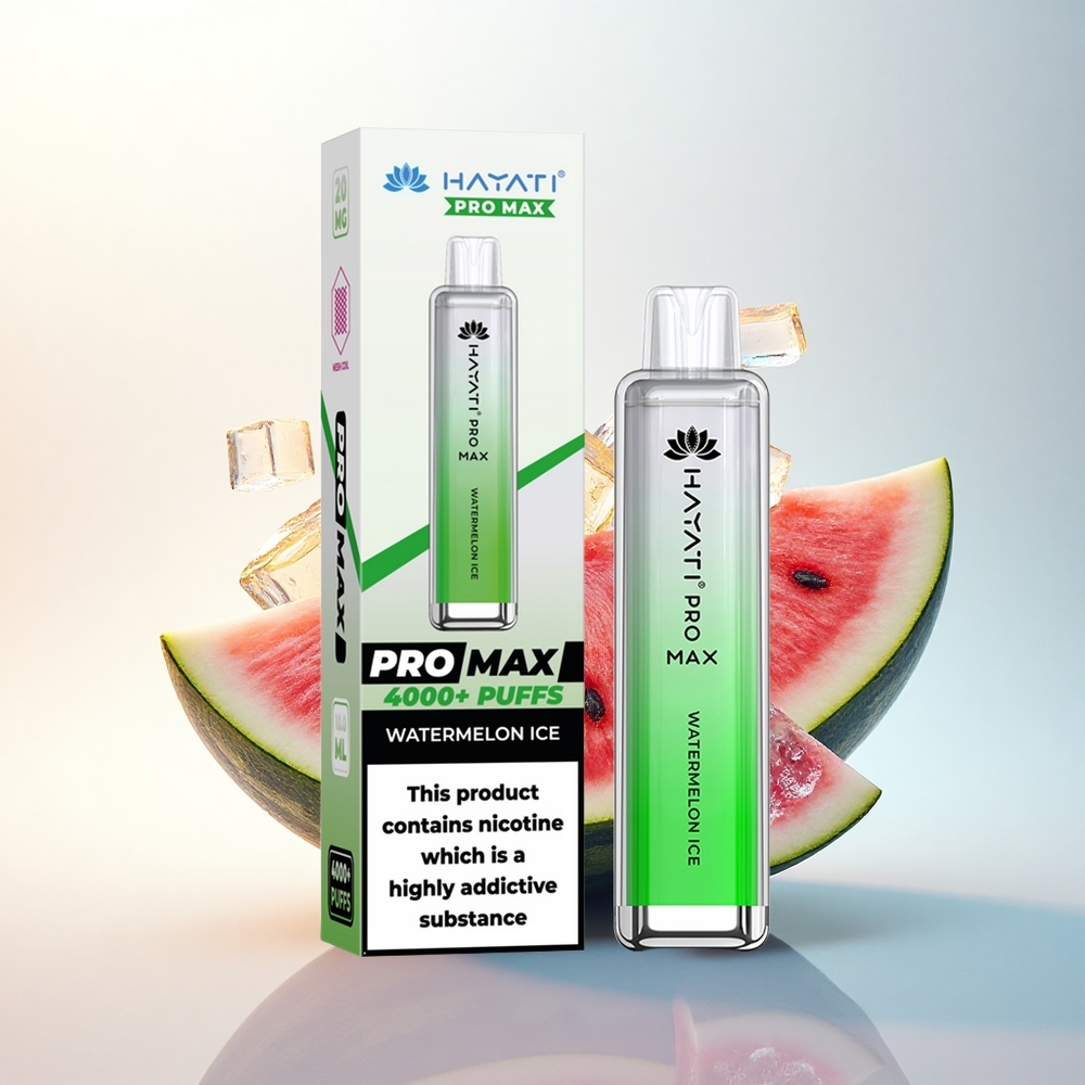 Hayati Pro Max 4000 Puffs Görögdinnye Jég 2ml Dual Mesh