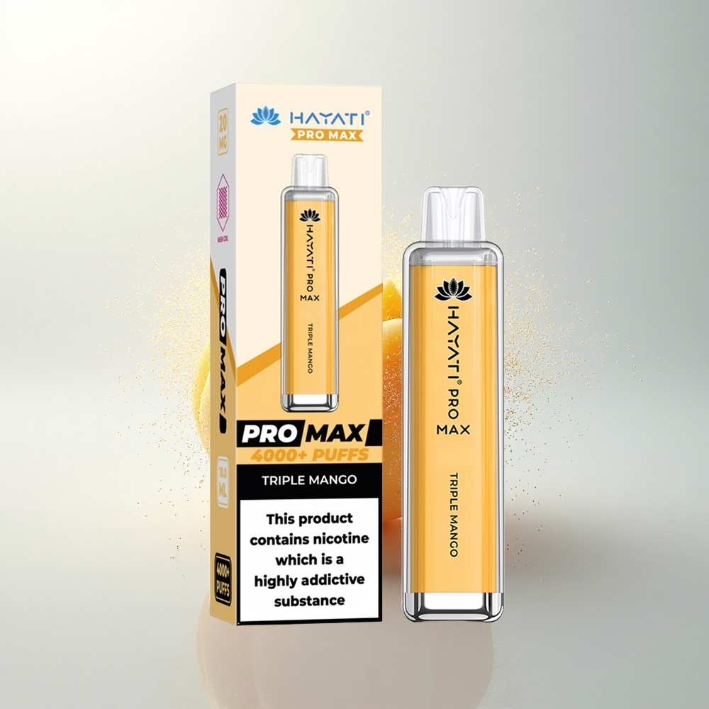 Hayati Pro Max 4000 Puffs Három Manga Dual Mesh Töltődő