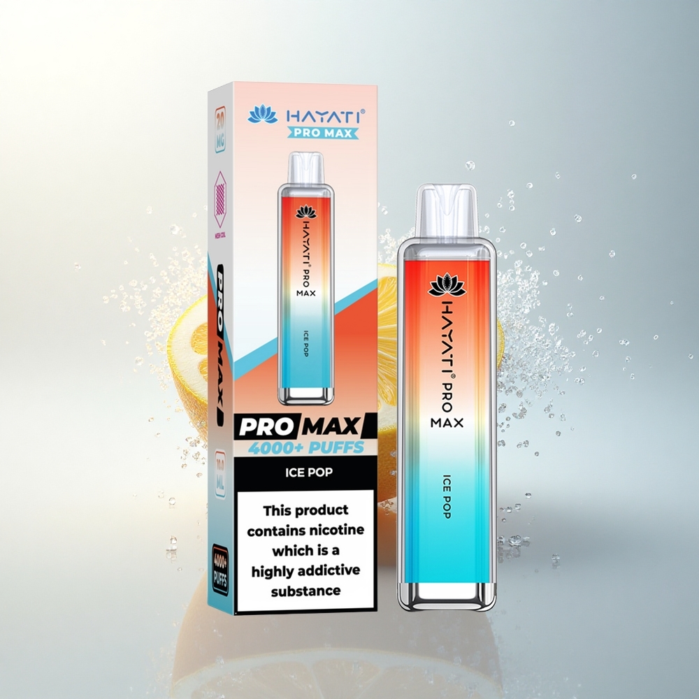 Hayati Pro Max 4000 Puffs Jégpálca Dupla 1.1 Ohm Hálós Tekercs