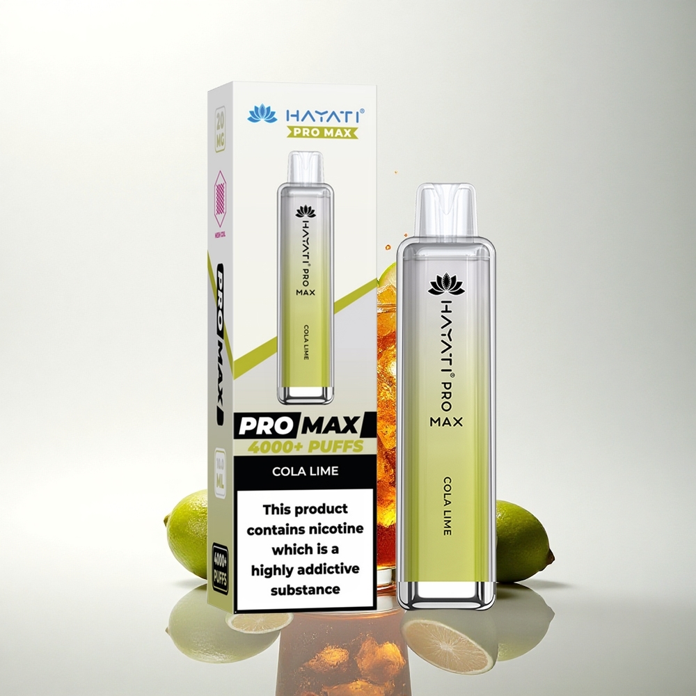 Hayati Pro Max 4000 Puffs Kóla Méz Dual Mesh Töltő