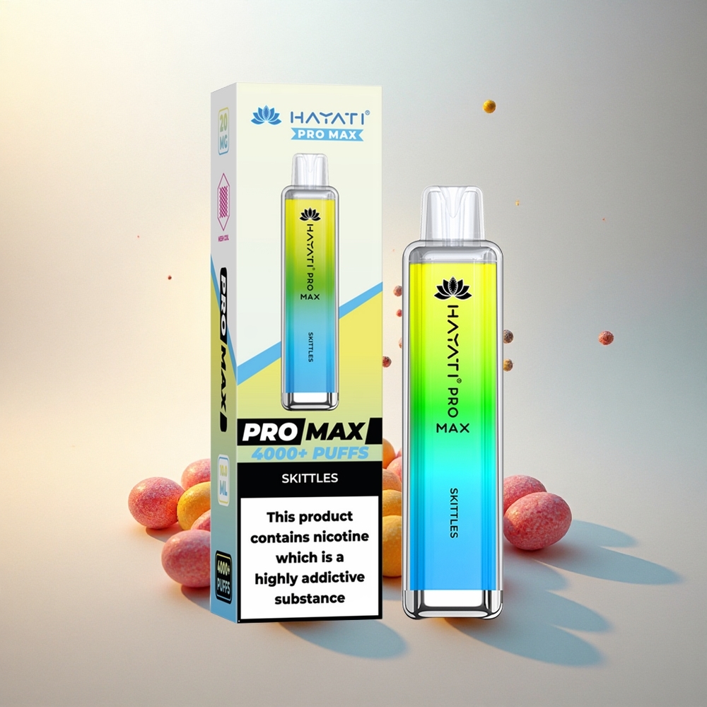 Hayati Pro Max 4000 Puffs Skittles Dupla Hálós Coil 1400mAh