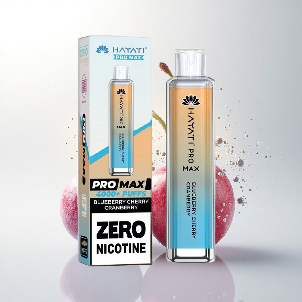 Hayati Pro Max 4000 Puffs Áfonya Cseresznye Vámpírnaszád Dual Mesh Rechargeable